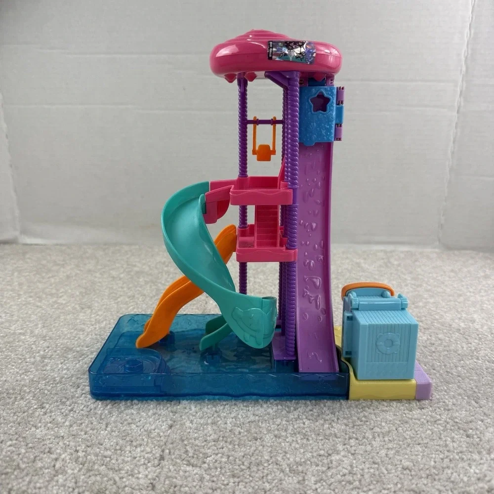 Lot of 2000s Polly Pocket Play Sets Dolls Cars Aquarium Accessories